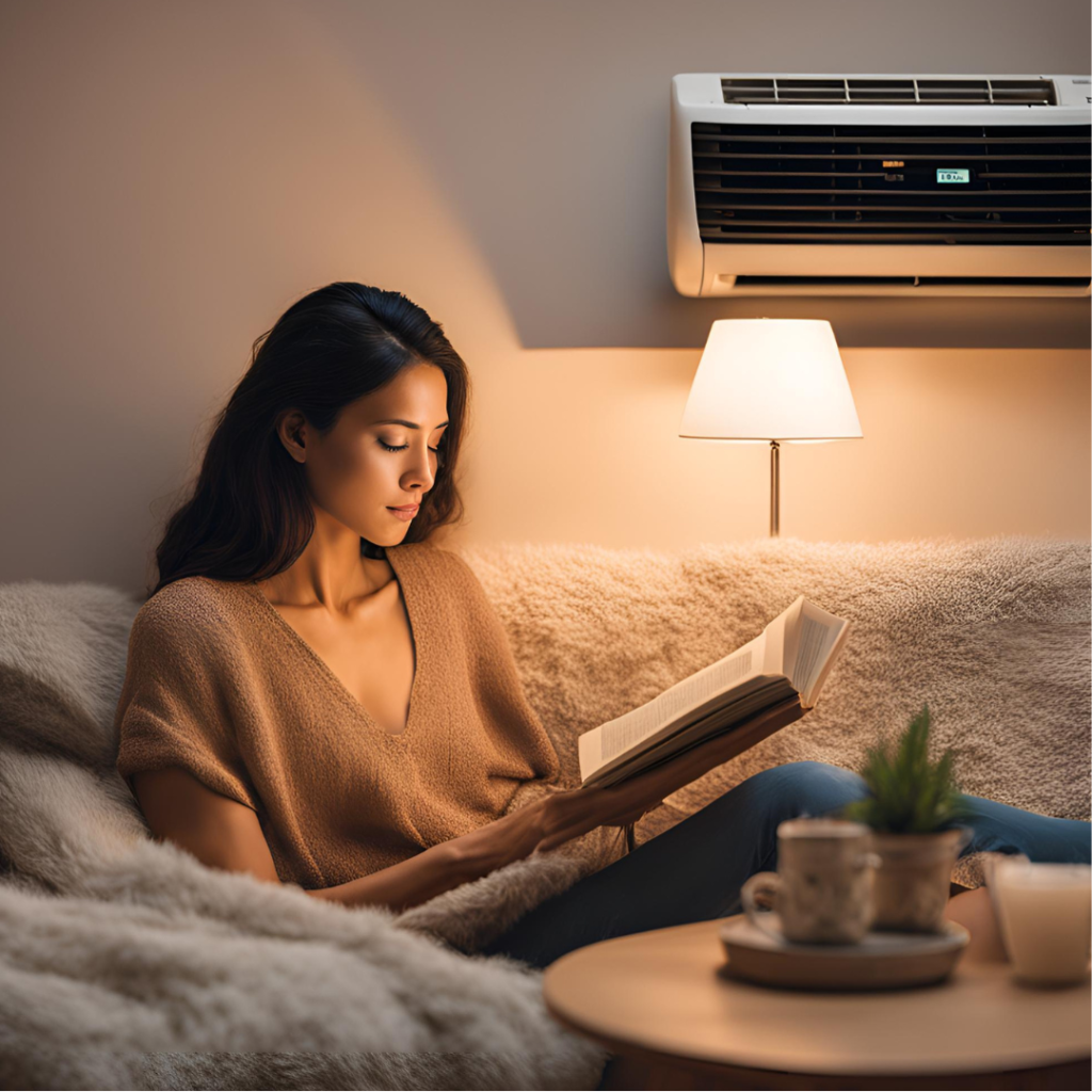 Clean air conditioner to relax