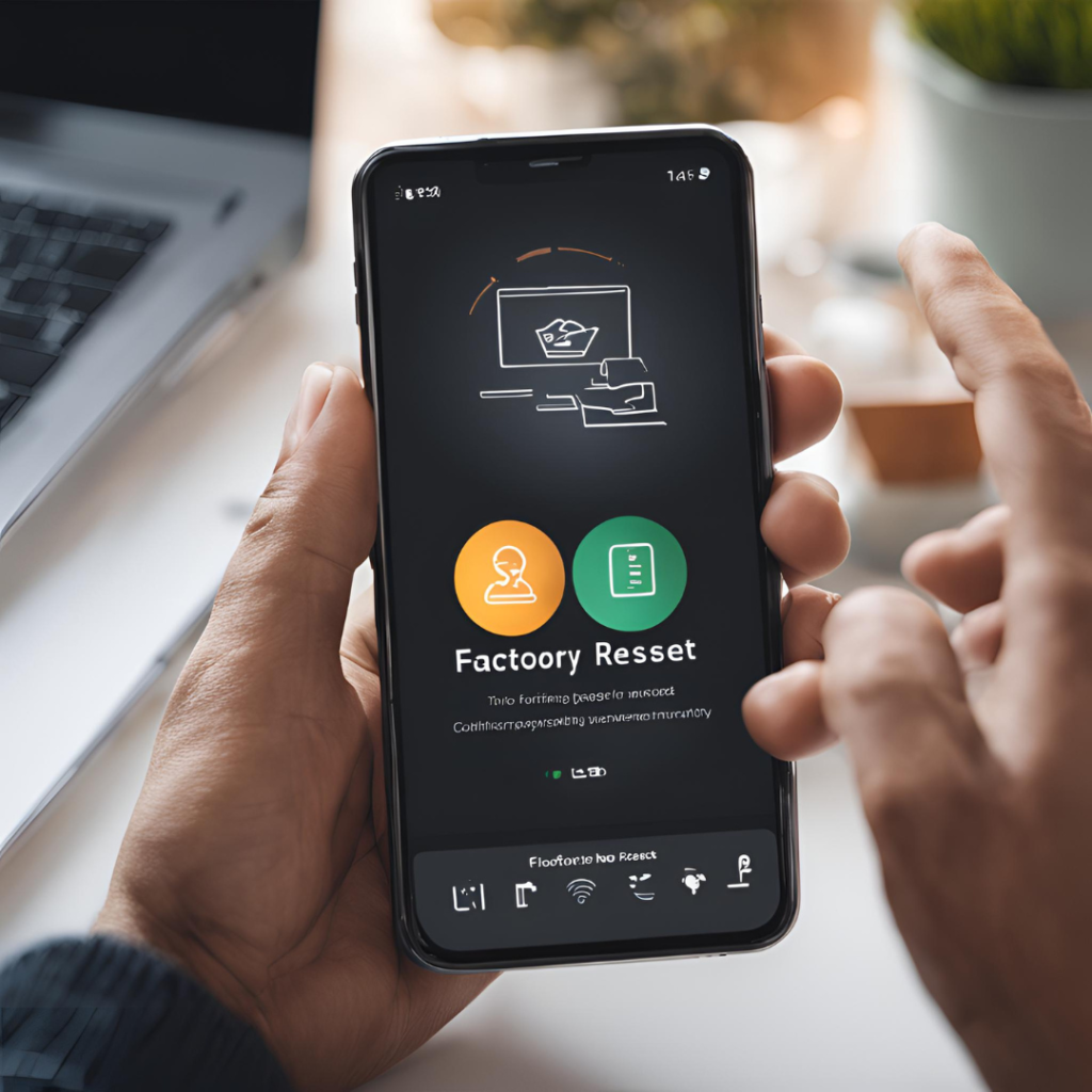 factory reset mobile phone