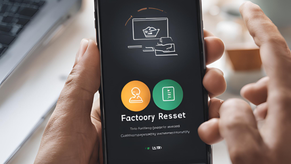 factory reset mobile phone